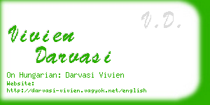 vivien darvasi business card